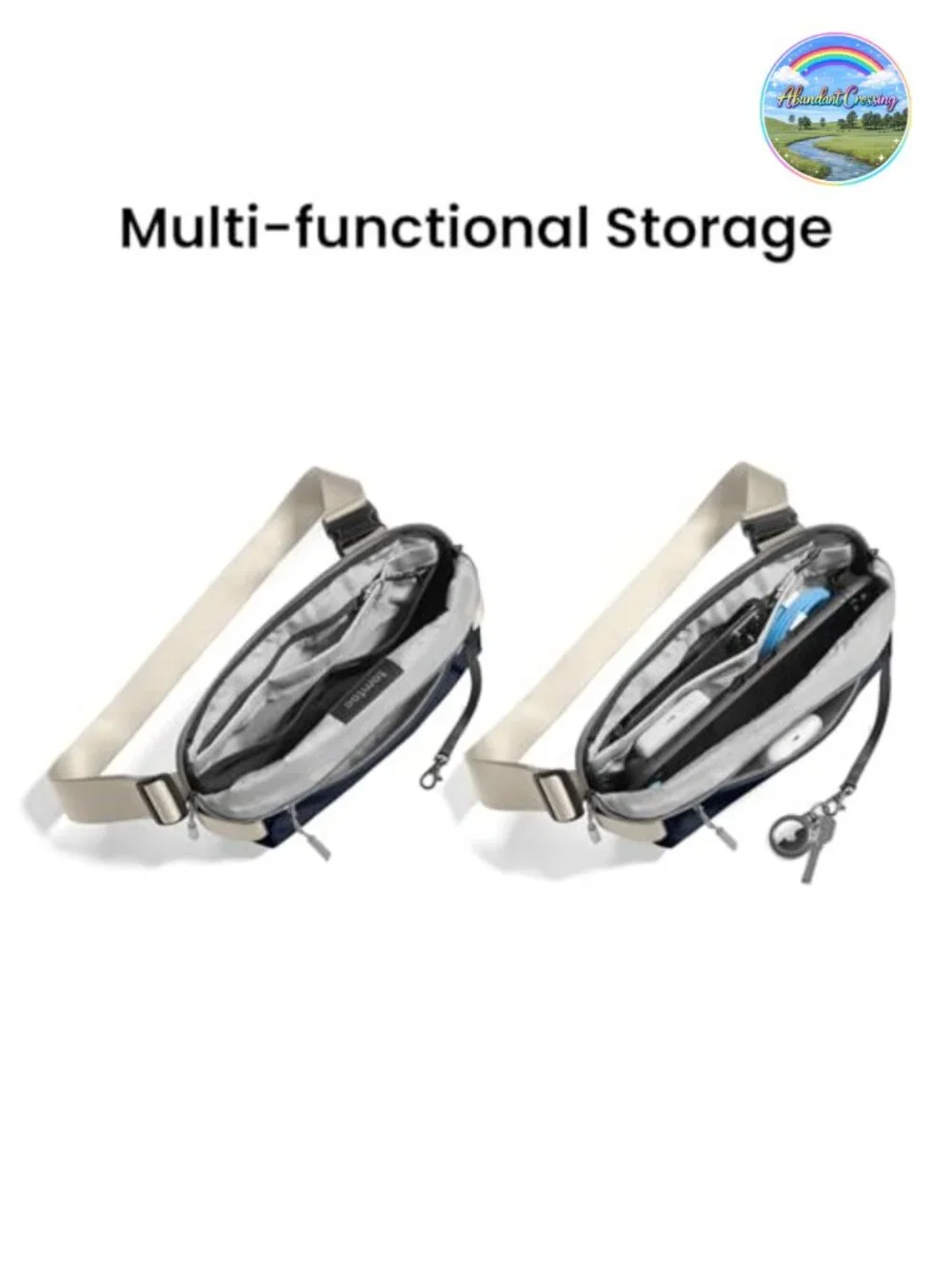 Compact EDC Sling Bag 840D Recycled Polyester Crossbody Chest Shoulder Pack for